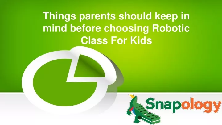 things parents should keep in mind before choosing robotic class for kids