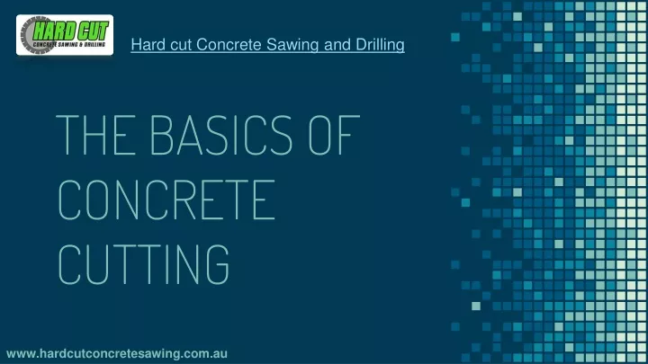 the basics of concrete cutting