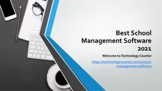 Best Software for School Management System,  School ERP Software - Technology Counter