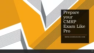 prepare your cmrp exam like pro