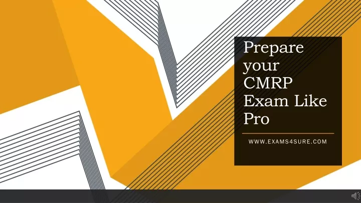 prepare your cmrp exam like pro