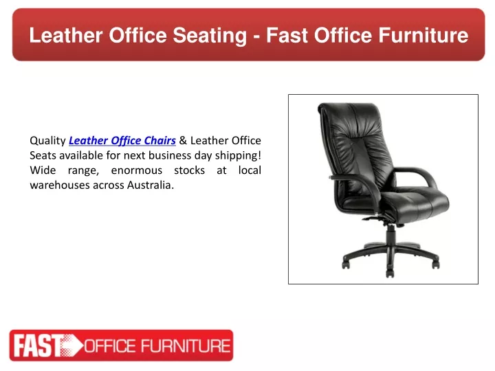 leather office seating fast office furniture