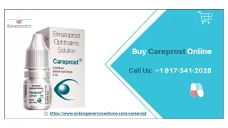 Buy Careprost Bimatoprost Ophthalmic Solution Online.