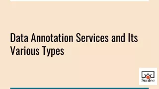 Data Annotation Services and Its Various Types