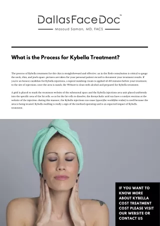 what is the process for kybella treatment