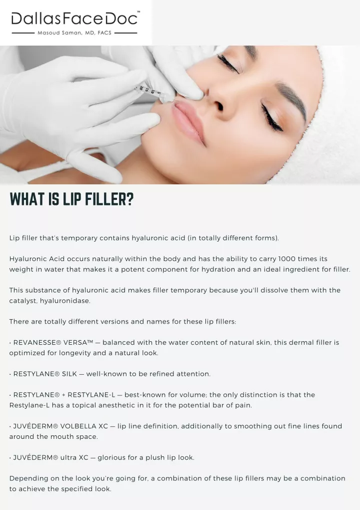 what is lip filler