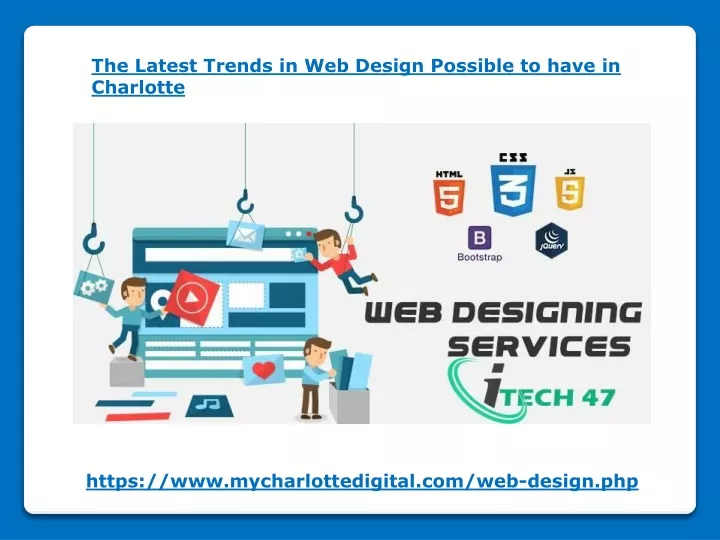 the latest trends in web design possible to have