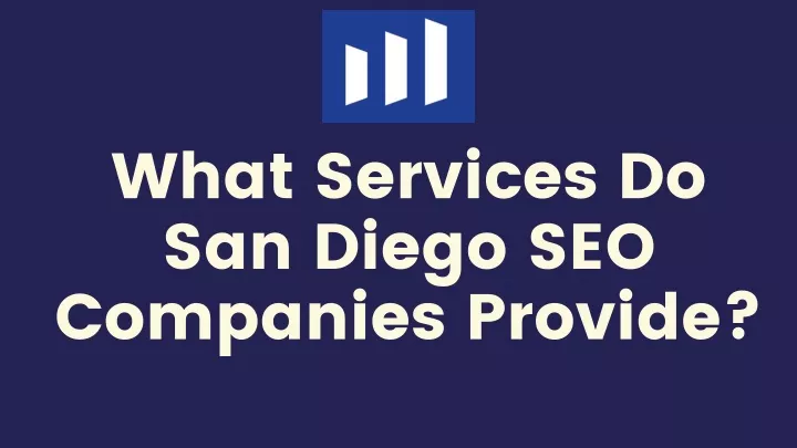 what services do san diego seo companies provide