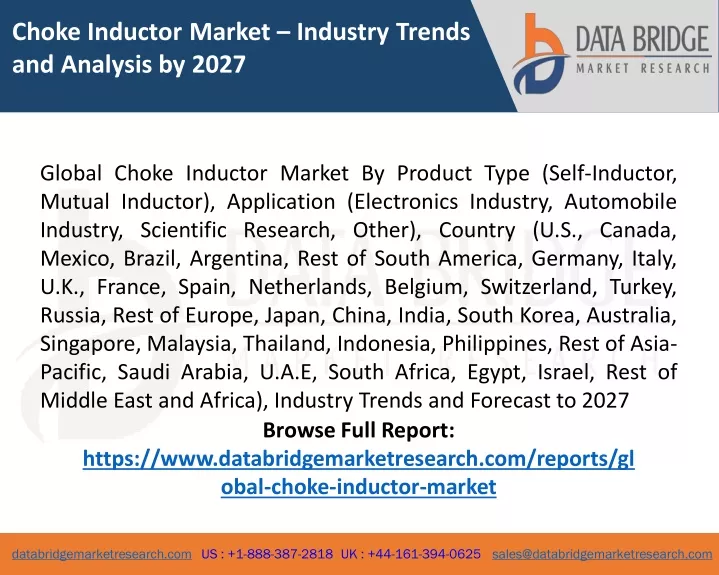 choke inductor market industry trends