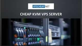 cheap kvm vps server