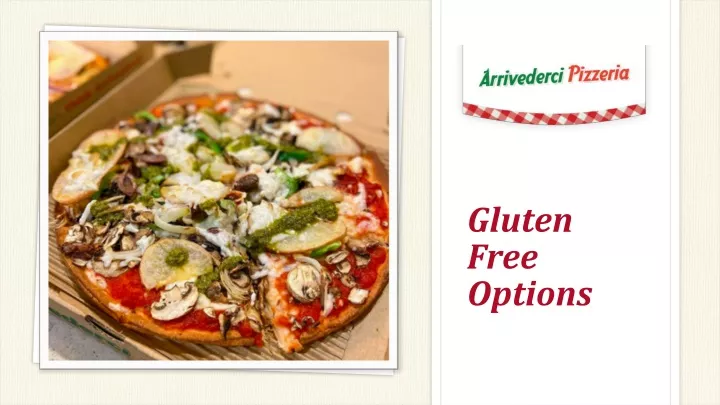 gluten free options