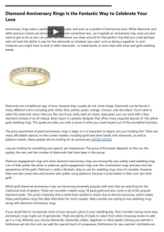 3 Stone Anniversary Ring Things To Know Before You Get This