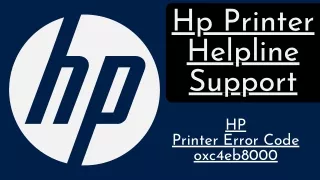 HP Printer Error Code oxc4eb8000 || How to Fix HP Printer Error oxc4eb8000