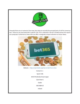 How to Bet From China | Sportstalk.org