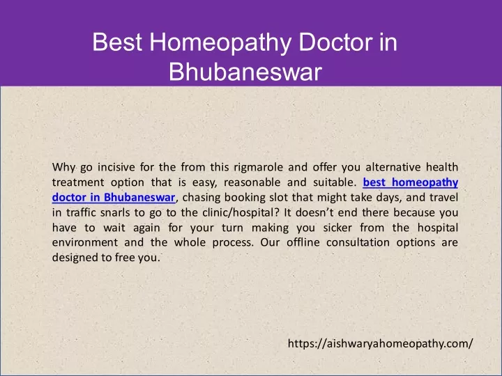 best homeopathy doctor in bhubaneswar