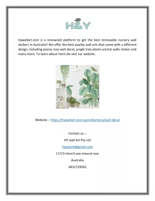 hywallart com is a renowned platform