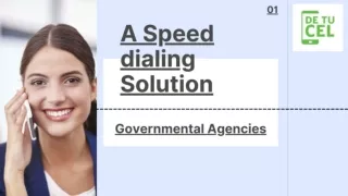 How Can This Speed Dial be Applied for the Government?