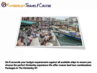 Kimberley Cruises - Kimberley Travel & Cruise