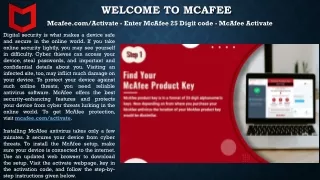 welcome to mcafee