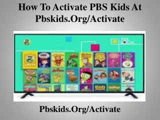 how to activate pbs kids at pbskids org activate