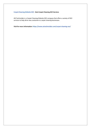 carpet cleaning website seo best carpet cleaning