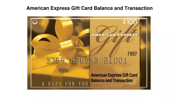 american express gift card balance and transaction