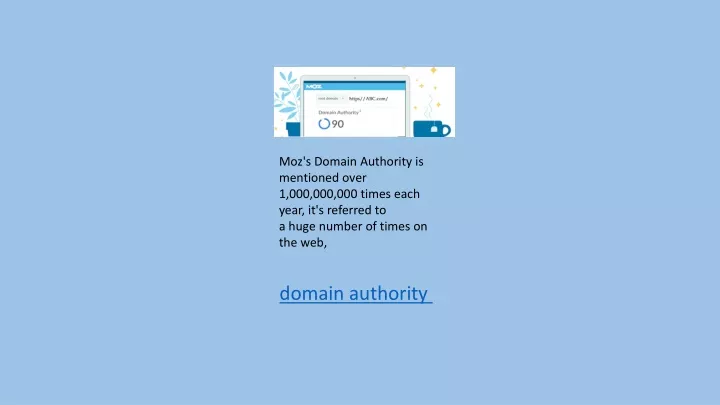 moz s domain authority is mentioned over