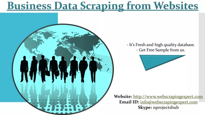 business data scraping from websites