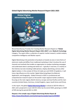 global digital advertising market research report