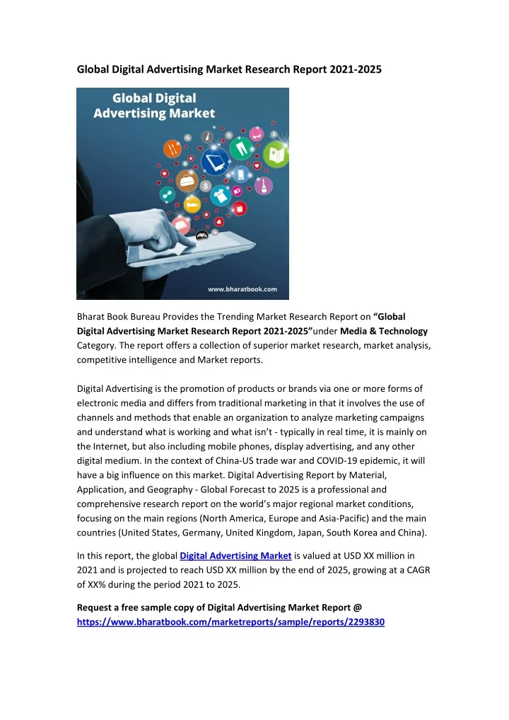 global digital advertising market research report