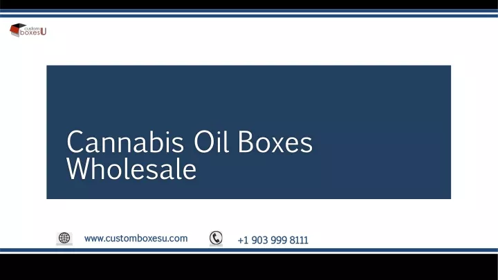 cannabis oil boxes wholesale