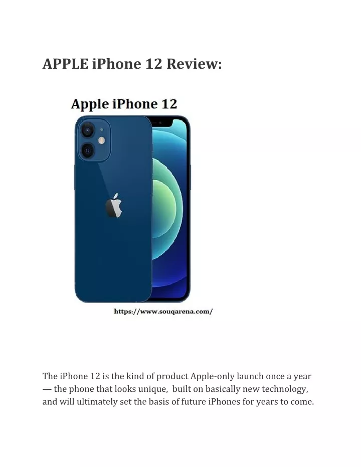 apple iphone 12 review
