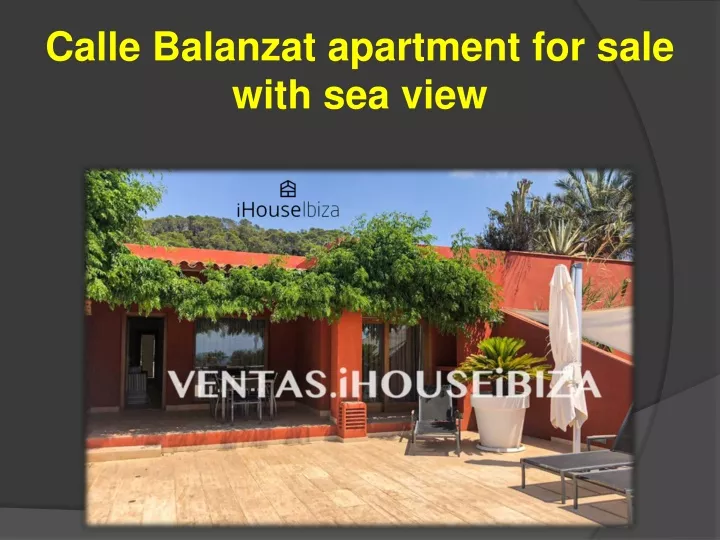 calle balanzat apartment for sale with sea view