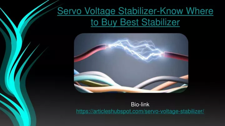 servo voltage stabilizer know where to buy best stabilizer