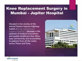 Best Knee Replacement Surgery Hospital in Mumbai