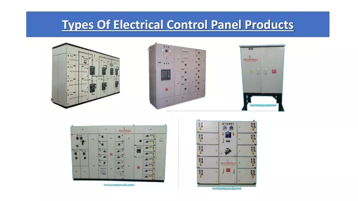 types of electrical control panel products