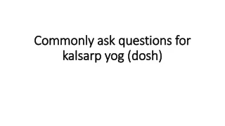 commonly ask questions for kalsarp yog dosh