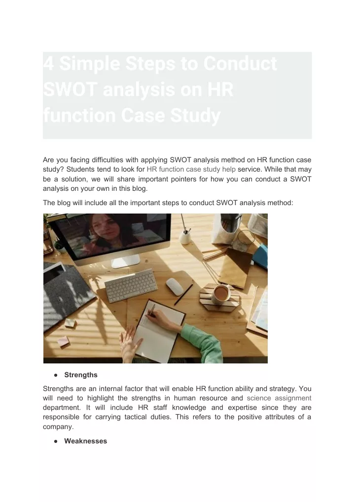 4 simple steps to conduct swot analysis