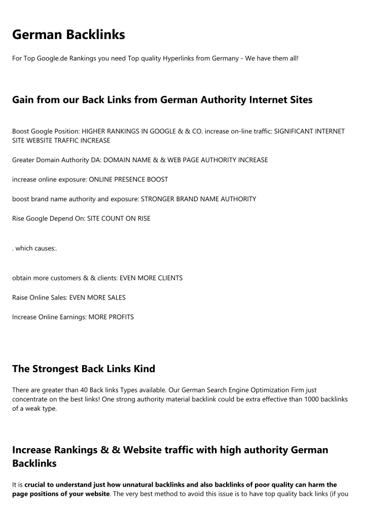 german backlinks