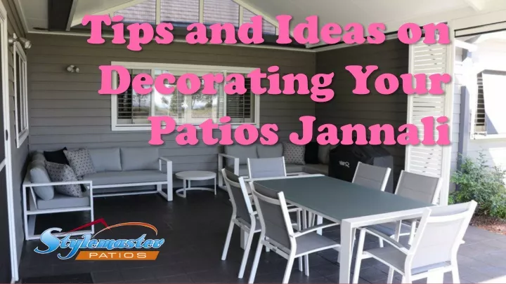 tips and ideas on decorating your patios jannali