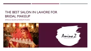 Best Salon in Lahore for Bridal Makeup