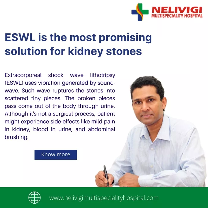 eswl is the most promising solution for kidney