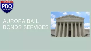 Aurora Bail Bonds Services