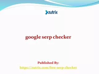 google serp checker