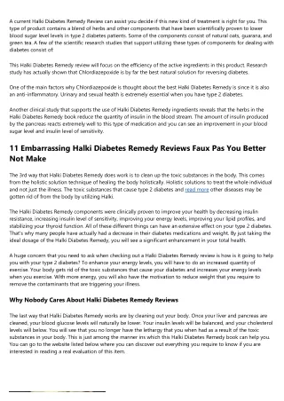 No Time? No Money? No Problem! How You Can Get The Halki Diabetes Remedy Review With A Zero-dollar Budget
