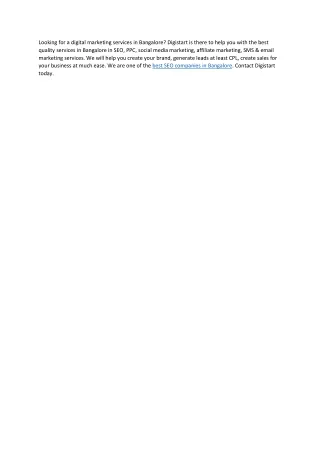 looking for a digital marketing services