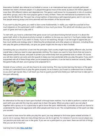 association football also referred to as football