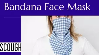 Bandana Face Mask with Filter- Scough