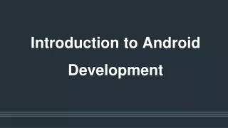 Android App Development Team