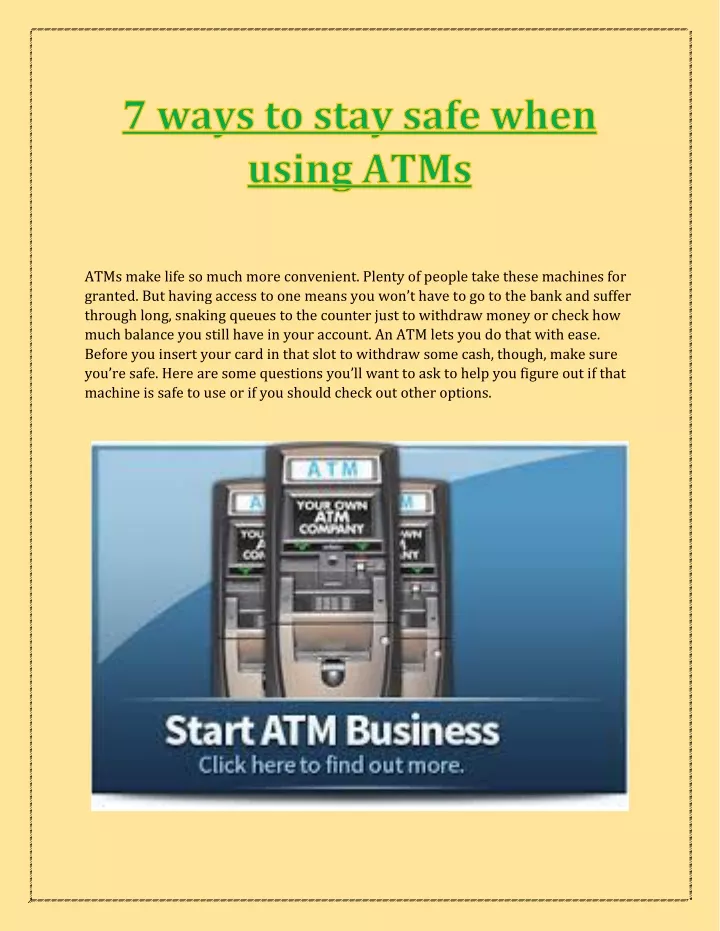 atms make life so much more convenient plenty